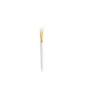 Cutipol Cutlery SET / 큐티폴 스네일포크 / 과일포크세트 Snail Fork / White Gold (6개 set)