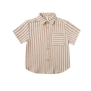 라일리앤크루 SS21 / Striped Collared Shirt_Amber / 앰버 스트라이프 셔츠 (Rylee + Cru S/S21)