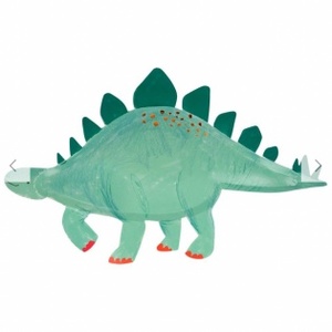 MeriMeri 메리메리 - Stegosaurus Platters (set of 4) / 공룡 대형 47cm 파티플레이트 (4개입)