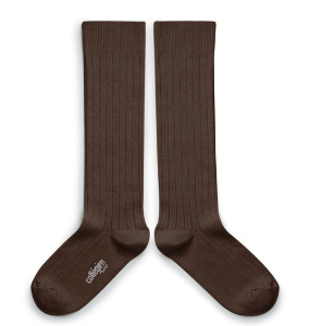 [COLLEGIEN] 꼴레지앙 La Haute - Ribbed Knee - high Socks (니삭스)