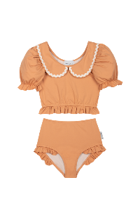 [ MIPOUNET ] CATALINA COLLARED SWIMSUIT - PEACH
